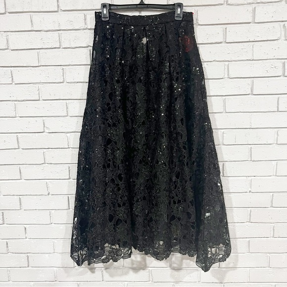 Eva Franco Sheer Embroidered Sequin Tank Top - Picture 15 of 15
